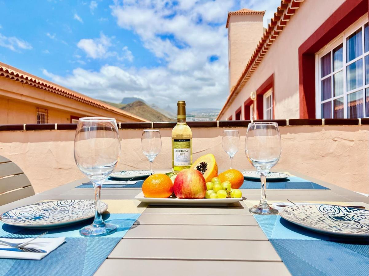 !!! Relaxing View, The Heights Apartment With Terrace And Heated Pools, Los Cristianos Los Cristianos  Exterior photo