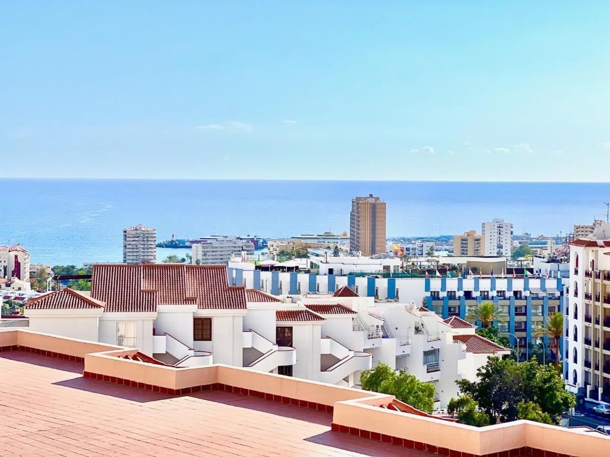 !!! Relaxing View, The Heights Apartment With Terrace And Heated Pools, Los Cristianos Los Cristianos  Exterior photo